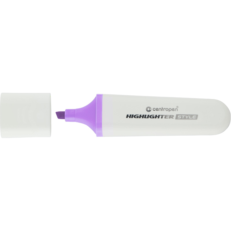 Маркер CENTROPEN Highlighter Style 6252/57, 1-4,6 мм клин. пастел. ліловий